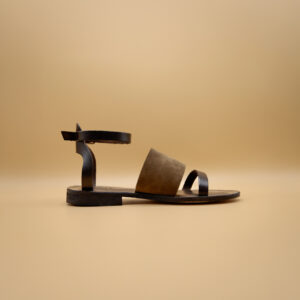 Art-24023 Sandalo Donna in Camoscio e Vacchetta