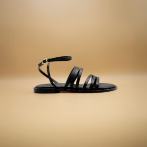 Art-24074 Sandalo Donna in Nappa  con suola Borchiata